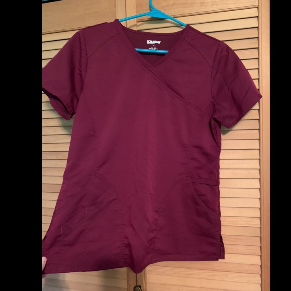 Maroon Scrub set